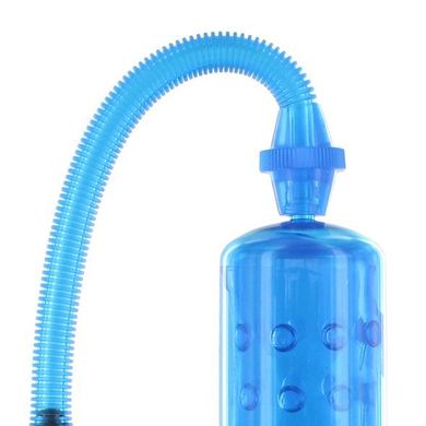 Вакуумна помпа XLsucker Penis Pump Blue для члена довжиною до 18см, діаметр до 4 см E22147 фото