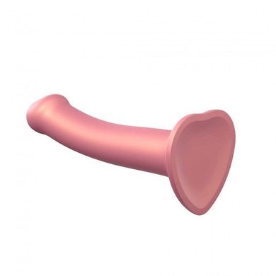 Насадка для страпону Strap-On-Me Mono Density Dildo Rose M, діам. 3,3 см, одношаровий силікон, гнучк SO3568 фото