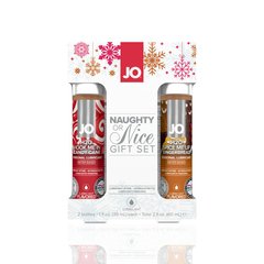 Набор лубрикантов System JO Naughty or Nice Gift Set – Candy Cane & Gingerbread (2x30 мл) SO6163 фото