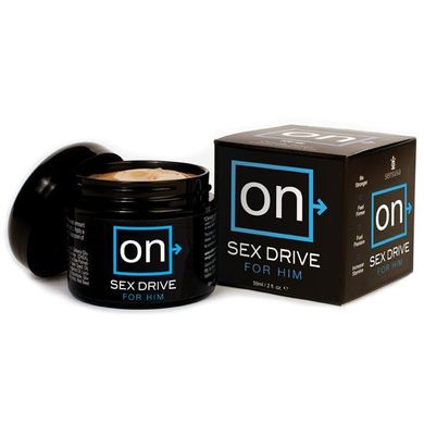 Крем для повышения либидо у мужчин Sensuva ON Sex Drive for Him (50 мл) с натуральными экстрактами SO3184 фото