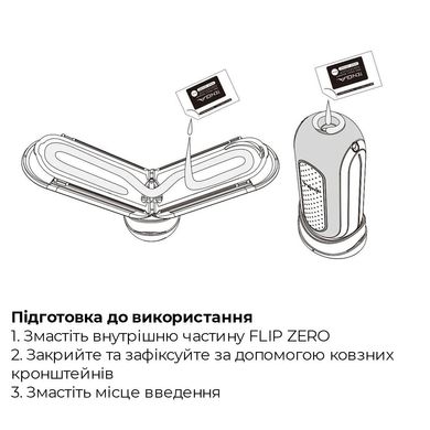 Вібромастурбатор Tenga Flip Zero Electronic Vibration White, змінна інтенсивність, розкладний SO2010 фото