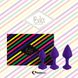 Набір силіконових анальних пробок FeelzToys - Bibi Butt Plug Set 3 pcs Purple SO5064 фото 6