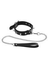 Чокер Fetish Tentation Spikes and Leash SO2239 фото