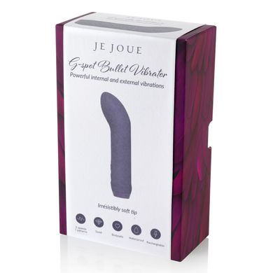 Премиум вибратор Je Joue - G-Spot Bullet Vibrator Purple с глубокой вибрацией SO3041 фото