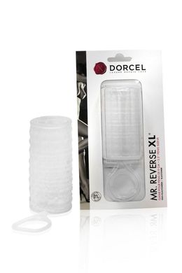 Насадка на член Dorcel Mr Reverse XL з кільцем для мошонки, стимулюючий рельєф MD0840 фото