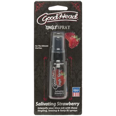 Спрей для минета Doc Johnson GoodHead Tingle Spray – Strawberry (29 мл) со стимулирующим эффектом SO3492 фото