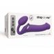 Безремневой страпон с вибрацией Strap-On-Me Vibrating Violet L, диаметр 3,7см, пульт ДУ, регулируемы SO3826 фото 4