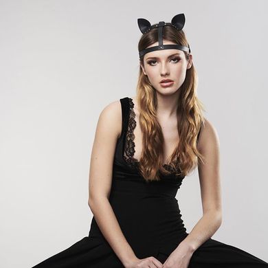 Кошачьи ушки Bijoux Indiscrets MAZE - Cat Ears Headpiece Black SO2684 фото