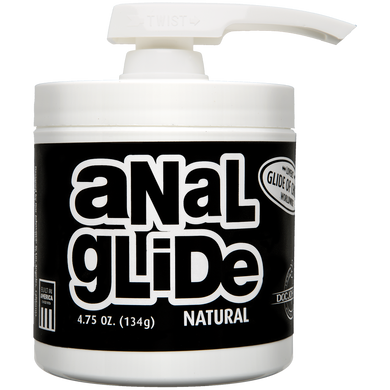 Анальна змазка на олійній основі Doc Johnson Anal Glide Natural (127 г) тривале ковзання SO1567 фото