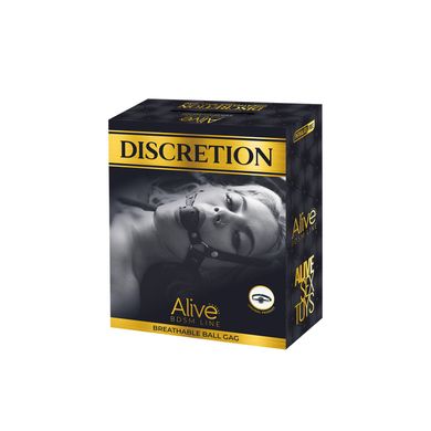 Воздухопроницаемый кляп Alive Discretion Red SO5996 фото