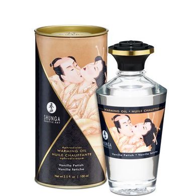 Разогревающее масло Shunga APHRODISIAC WARMING OIL - Vanilla Fetish (100 мл) SO2496 фото