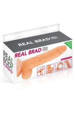 Фаллоимитатор с подвижной крайней плотью Real Body - Real Brad SO1889 фото