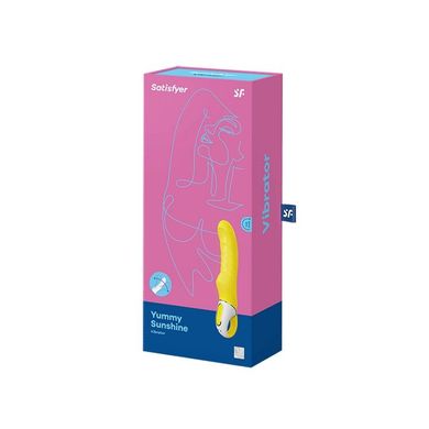 Потужний вібратор Satisfyer Vibes Yummy Sunshine з гнучким стовбуром і стимул. рельєфом, 12 режимів SO2203 фото