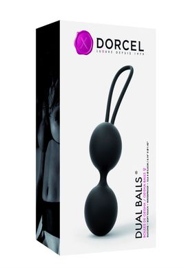 Вагінальні кульки Dorcel Dual Balls Black, діаметр 3,6 см, вага 55гр SO3089 фото