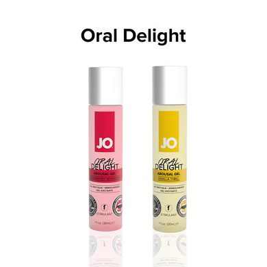 Возбуждающий гель для оральных ласк System JO ORAL DELIGHT - STRAWBERRY SENSATION (30 мл) SO1496 фото