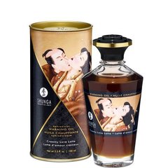 Разогревающее масло Shunga APHRODISIAC WARMING OIL - Creamy Love Latte (100 мл) SO2500 фото