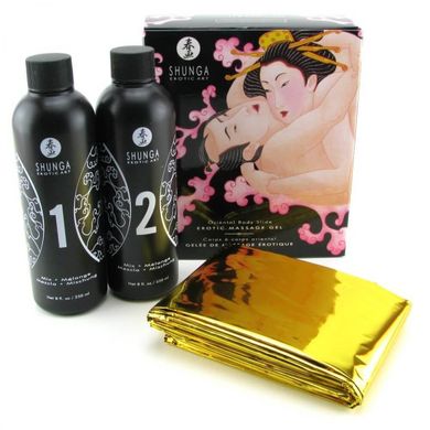 Гель для массажа Shunga ORIENTAL BODY-TO-BODY - Sparkling Strawberry Wine (2 x 225 мл) SO2551 фото