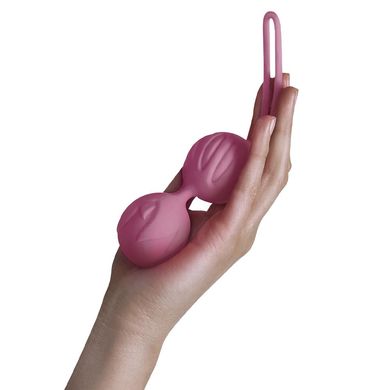 Вагінальні кульки Adrien Lastic Geisha Lastic Balls BIG Pink (L), діаметр 4 см, вага 90 гр AD40301 фото