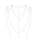 Украшение для спины и декольте Bijoux Indiscrets Magnifique Back and Cleavage Chain - Silver SO2655 фото 2