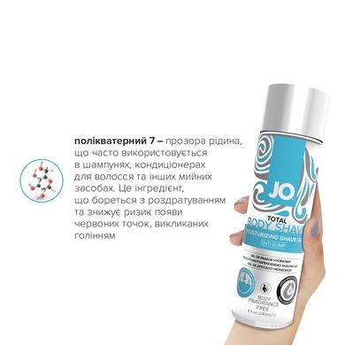 Гель для бритья System JO TOTAL BODY - ANTI-BUMP INTIMATE SHAVING GEL (240 мл) SO1779 фото