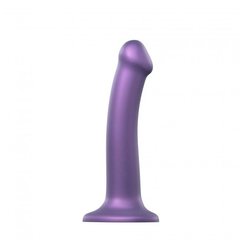 Насадка для страпона Strap-On-Me Mono Density Dildo Violet M, диам. 3,3см, однослойный силикон SO3570 фото