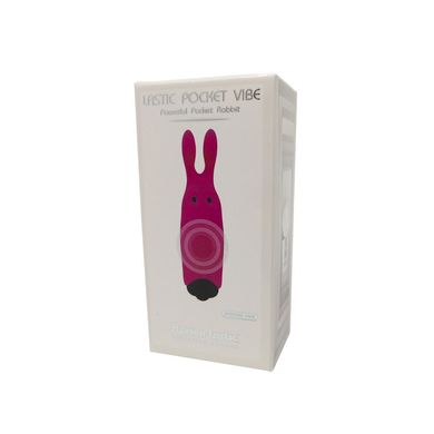 Віброкуля Adrien Lastic Pocket Vibe Rabbit Pink зі стимулювальними вушками AD33421 фото