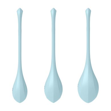 Набор йони бусин Satisfyer Yoni Power 2 Light Blue, диаметр 2-2,5-3см, вес 22-44-73гр SO5548 фото