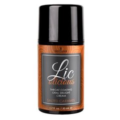 Гель для мінету Sensuva Lic-o-licious Salted Caramel (50 мл), оліїстий, без цукру SO3201 фото