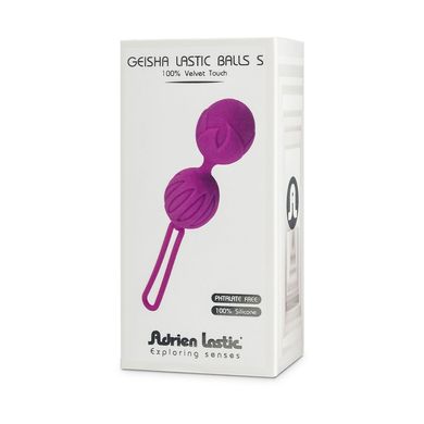 Вагінальні кульки Adrien Lastic Geisha Lastic Balls Mini Violet (S), діаметр 3,4 см, маcа 85 г AD40443 фото