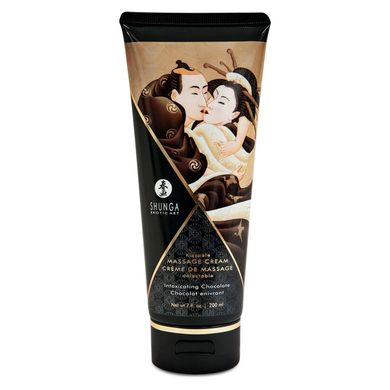 Съедобный массажный крем Shunga KISSABLE MASSAGE CREAM - Intoxicating Chocolate (200 мл) SO2507 фото