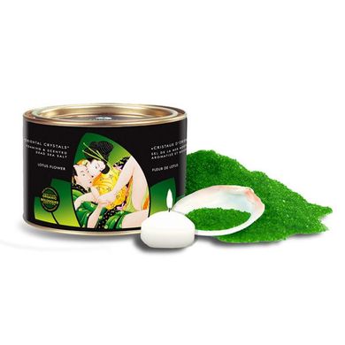 Сіль для ванни Shunga Oriental Crystals Bath Salts ORGANIC – Lotus Flower (600 г) сіль Мертвого мор SO3848 фото