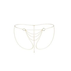 Ланцюжок-трусики Bijoux Indiscrets Magnifique Bikini Chain – Gold, прикраса для тіла SO2662 фото