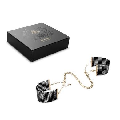 Украшение-наручники Bijoux Indiscrets Desir Metallique Handcuffs - Black SO2663 фото