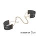 Украшение-наручники Bijoux Indiscrets Desir Metallique Handcuffs - Black SO2663 фото 1