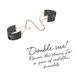 Украшение-наручники Bijoux Indiscrets Desir Metallique Handcuffs - Black SO2663 фото 5