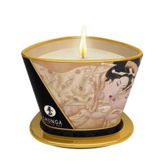 Масажна свічка Shunga Massage Candle – Vanilla Fetish (170 мл) з афродизіаками SO2511 фото