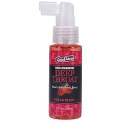 Спрей для минета Doc Johnson GoodHead Deep Throat Spray – Sweet Strawberry (59 мл) SO2801 фото