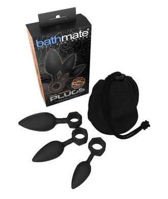 Набор анальных пробок Bathmate Anal Training Plugs, диаметр 2,5см - 3,1см - 3,8см SO3359 фото