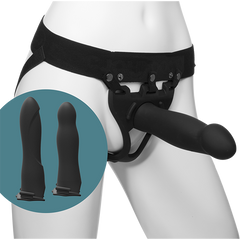 Страпон Doc Johnson Body Extensions - BE Ready - Black SO2792 фото