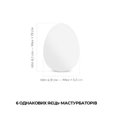 Набір Tenga Egg COOL Pack (6 яєць) EGG-006C фото