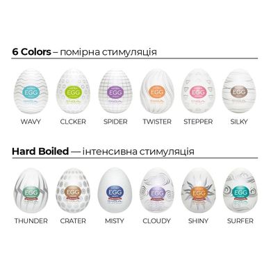 Набір Tenga Egg COOL Pack (6 яєць) EGG-006C фото