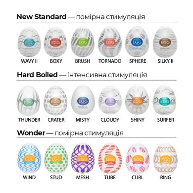 Набір Tenga Egg Lovers Pack (6 яєць) EGG-006L фото