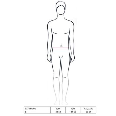 Чоловічі стрінги з леопардовим принтом Passion 013 THONG L/XL PSM0131 фото