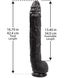 Фаллоимитатор Doc Johnson Dick Rambone Cock Black SO1547 фото 5