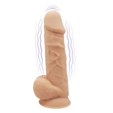 Фаллоимитатор с вибрацией SilexD Norman Vibro Flesh (MODEL 1 size 8,5in), двухслойный, диаметр 5см SO5016 фото