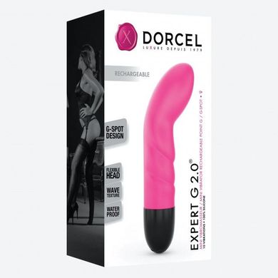 Вібратор Dorcel Expert G 2.0 Magenta для точки G, що перезаряджається SO3573 фото