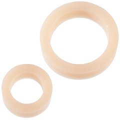 Набір ерекційних кілець Doc Johnson Platinum Premium Silicone — The C-Rings — White SO4919 фото