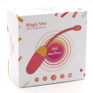 Смарт-віброяйце Magic Motion Vini Orange, керування зі смартфона SO4481 фото