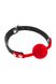 Классический кляп с силиконовым шариком Fetish Tentation Silicone Gag Ball Red SO3734 фото 1