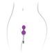 Вагинальные шарики с вибрацией Adrien Lastic Kegel Vibe Purple, диаметр 3,7см AD40753 фото 3